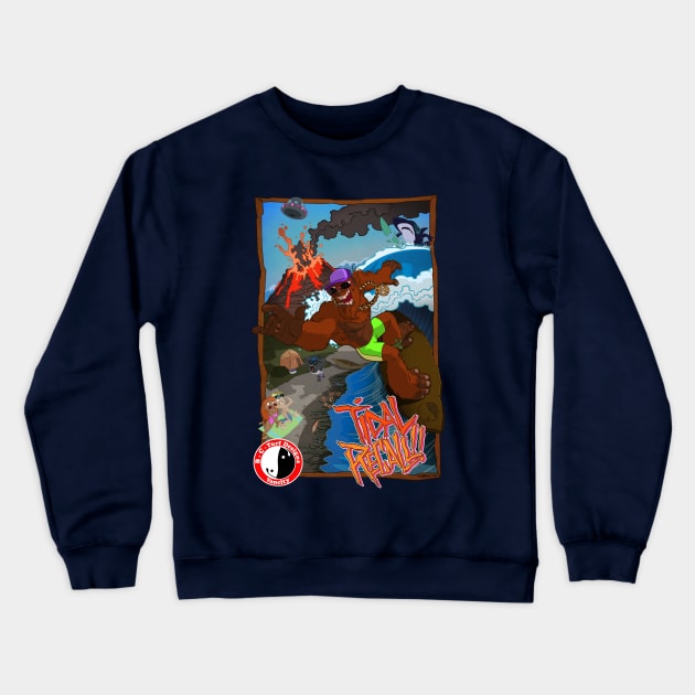 Tidal Recall full print Crewneck Sweatshirt by Dedos The Nomad